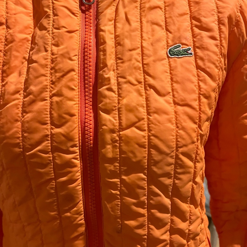 Lacoste Orange Reversible Jacket. Lightweight. Si… - image 2